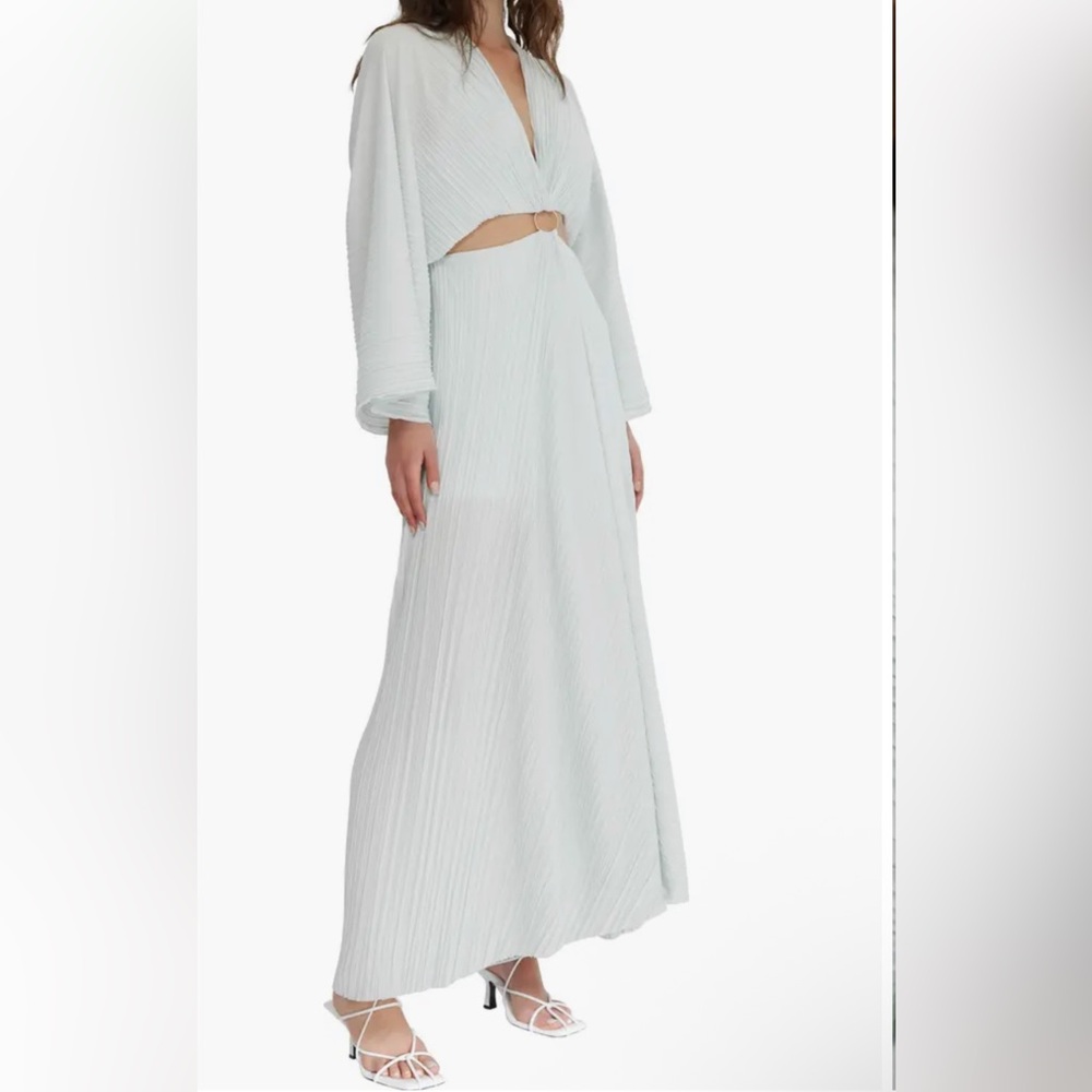 Significant Other Akila Plissé Cut-Out Maxi Dress Size 6 NWT - Picture 4 of 9